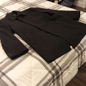 Men's Burberry Wool Pea Coat